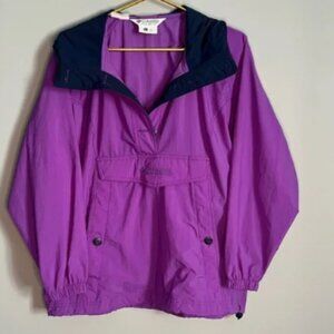 Vintage 90s Columbia‎ Sportswear Windbreaker Anorak Pullover Jacket